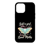 Carcasa para iPhone 12 Pro MAX Just A Girl Who Loves Luna Moths Moon Insect Lover