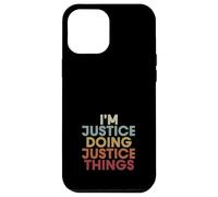 Carcasa para iPhone 12 Pro MAX Justice Name Justice Personalized Name First Given