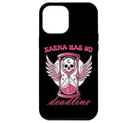 Carcasa para iPhone 12 Pro MAX Karma no Tiene Fecha límite de Reloj de Arena de Calavera gótica
