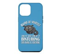 Carcasa para iPhone 12 Pro MAX Kawaii Kids Girls Boys Always Be Yourself Binturong Lover
