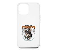 Carcasa para iPhone 12 Pro MAX Keep On Fighting (Declaración de Luchador) (gráfico de águila)