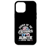 Carcasa para iPhone 12 Pro MAX Keeper of The Gender Auntie Loves You Messy Bun Gafas de Sol