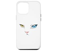 Carcasa para iPhone 12 Pro MAX Khao Manee Rare ODD-Eye Raza Tailandesa Blanco Japonés Anime Gato