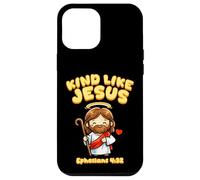 Carcasa para iPhone 12 Pro MAX Kind Like Jesus Efesians Versículo de la Biblia Cute Kid Christianity