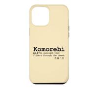 Carcasa para iPhone 12 Pro MAX Komorebi Japonés Palabra Vocab Poético Árbol Sol Naturaleza Amor