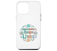 Carcasa para iPhone 12 Pro MAX La comunicación Cambia Vidas diseño de Conciencia