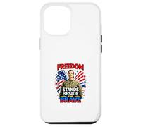Carcasa para iPhone 12 Pro MAX La Libertad está al Lado del Valiente Tributo patriótico