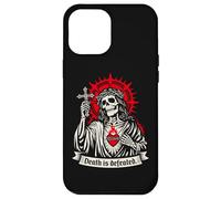 Carcasa para iPhone 12 Pro MAX La Muerte es derrotada Oscuro Cristiano Gótico Esqueleto Fe G