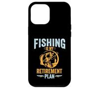 Carcasa para iPhone 12 Pro MAX La Pesca es mi Plan de jubilación