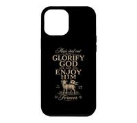 Carcasa para iPhone 12 Pro MAX La teología reformada glorifica a Dios Christian Westminster Cita