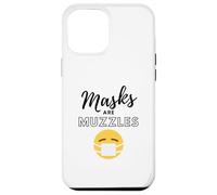 Carcasa para iPhone 12 Pro MAX Las máscaras Son bozales Máscara Facial anticuarentena Máscaras de conspiración