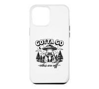 Carcasa para iPhone 12 Pro MAX Las Vibraciones de Gotta Go están apagadas, Divertido Mapache UFO