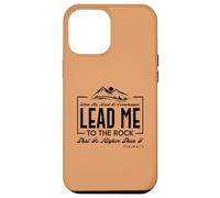 Carcasa para iPhone 12 Pro MAX Lead me to The Rock That is Higher Than I Salmo 61:2 Diseño