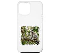 Carcasa para iPhone 12 Pro MAX Lémur Vida Silvestre Animal Selva Bosque Árbol Rama Tropical