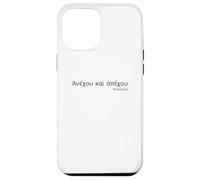 Carcasa para iPhone 12 Pro MAX Lengua koine Griega Antigua - Cita de filosofía de Epicteto
