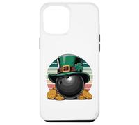 Carcasa para iPhone 12 Pro MAX Leprechaun Bowling Ball St. Patrick's Day Gold