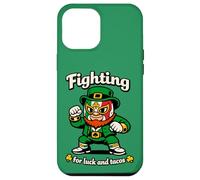 Carcasa para iPhone 12 Pro MAX Leprechaun Luchador Irish Mexican St. Patrick's Day