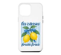 Carcasa para iPhone 12 Pro MAX Les citrons Limones Franceses Estética Coqueta Verano Vintage
