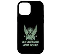 Carcasa para iPhone 12 Pro MAX Let God Guide Your Soul Ángel Alas Fe Espiritual