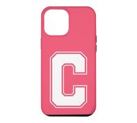 Carcasa para iPhone 12 Pro MAX Letra C Big Bold Capital Varsity Alfabeto Monograma
