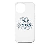 Carcasa para iPhone 12 Pro MAX Letras ornamentadas de la Marina de Guerra de Jane Austen