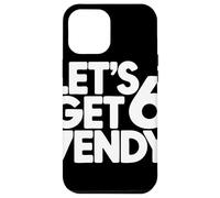 Carcasa para iPhone 12 Pro MAX Let's Get 6 7endy Tipografía Retro Años 60 70 Cumpleaños