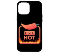 Carcasa para iPhone 12 Pro MAX Level Hot Picante Chili Pepper Workout Lifting Gym Foodie