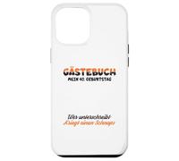 Carcasa para iPhone 12 Pro MAX Libro de visitas para Firmar 40 cumpleaños