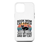 Carcasa para iPhone 12 Pro MAX Libro Mamá Gato Amante Solo Mi Libro Y Mi Gato