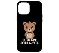 Carcasa para iPhone 12 Pro MAX Life Begins After Coffee