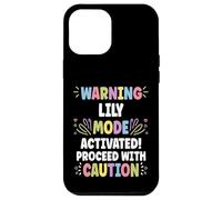 Carcasa para iPhone 12 Pro MAX Lily Personalized Name Funny Cute Custom Lily Name