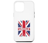 Carcasa para iPhone 12 Pro MAX Lincoln - Ciudad de Inglaterra con Bandera del Reino Unido