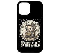 Carcasa para iPhone 12 Pro MAX Linda Lectura de Astronauta está Fuera de Este Mundo Bookworm Niño