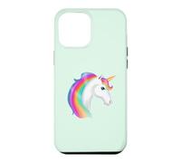 Carcasa para iPhone 12 Pro MAX Linda Obra de Arte de fantasía mágica de Unicornio arcoíris