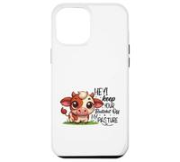 Carcasa para iPhone 12 Pro MAX Linda Vaca Mantener Fuera de mi Pasto