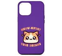Carcasa para iPhone 12 Pro MAX Lindo Gato Miau-nifest Your Dreams Kawaii Feline
