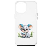 Carcasa para iPhone 12 Pro MAX Lindo Koala mamá y bebé Animal ilustración