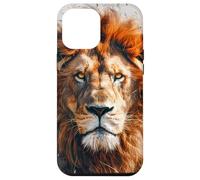 Carcasa para iPhone 12 Pro MAX Lion Majestic Cabeza de León Gato Animal Salvaje