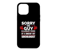 Carcasa para iPhone 12 Pro MAX Lo Siento, Este Chico es tomado por un humeante sociólogo Amor