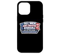 Carcasa para iPhone 12 Pro MAX Los Hombres fueron Creados Iguales, los Mejores se convirtieron en Oficiales de policía de EE. UU