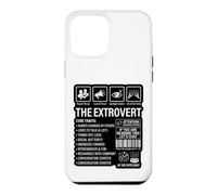 Carcasa para iPhone 12 Pro MAX Los rasgos centrales extrovertidos Mariposa Social extrovertida Divertida