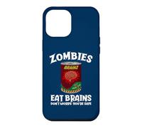 Carcasa para iPhone 12 Pro MAX Los Zom omen Cerebros no se preocupan sarcástico Zombie Halloween