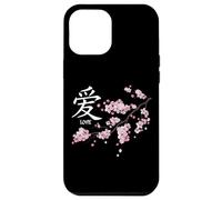 Carcasa para iPhone 12 Pro MAX Love Kanji Symbol & Japanese Sakura Valentine’s Day