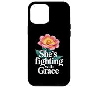 Carcasa para iPhone 12 Pro MAX Luchando con Gracia Guerrero Cáncer Inspirador