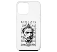 Carcasa para iPhone 12 Pro MAX Ludwig Van Beethoven Partitura Clásica Retrato Vintage