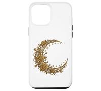 Carcasa para iPhone 12 Pro MAX Luna Creciente Mística Ros y Espina Estética Bohemia
