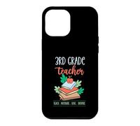 Carcasa para iPhone 12 Pro MAX Maestro de Tercer Grado enseñar motivar Amor Inspirar Lema Escolar