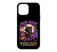 Carcasa para iPhone 12 Pro MAX Mago Carlino Negro Halloween Dark Magic Requires Snacks