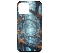 Carcasa para iPhone 12 Pro MAX Mago Fantasía Ciudad Subterránea Portal Espiral Caverna