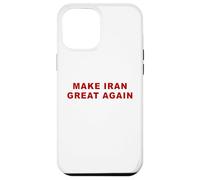Carcasa para iPhone 12 Pro MAX Make Iran Great Again - Minimal Text White & Red